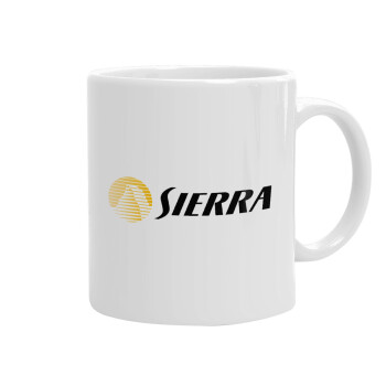 SIERRA, Ceramic coffee mug, 330ml (1pcs)