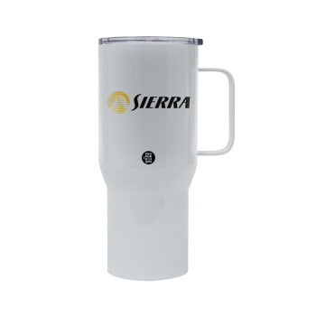 SIERRA, Mega Stainless steel Tumbler with lid, double wall 750L