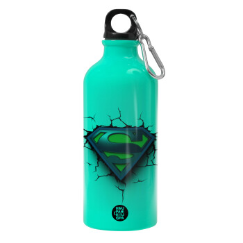 Superman cracked, Water bottle 600ml