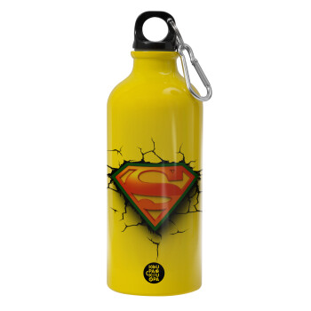 Superman cracked, Water bottle 600ml