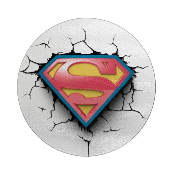 Superman cracked, Επιφάνεια κοπής γυάλινη στρογγυλή (30cm)