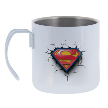 Superman cracked, Κούπα Ανοξείδωτη διπλού τοιχώματος 400ml