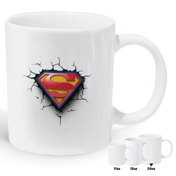 Superman cracked, Κούπα Giga, κεραμική, 590ml