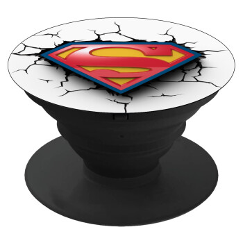 Superman cracked, Phone Holders Stand  Μαύρο Βάση Στήριξης Κινητού στο Χέρι