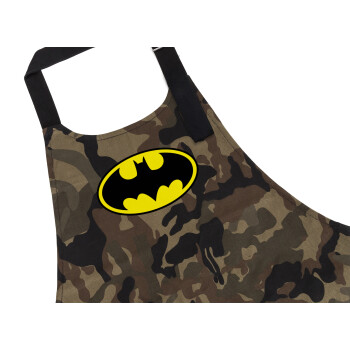 Batman, Ποδιά Σεφ με τσέπες, Βαμβακερή, Camouflage (ΕΝΗΛΙΚΩΝ, 100% COTTON)