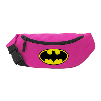 Batman, Unisex waist bag (banana) in PINK color with 2 pockets