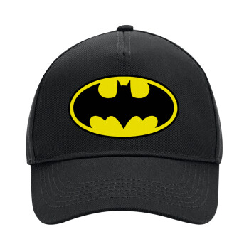 Batman, Adult Ultimate Hat BLACK, (100% COTTON DRILL, ADULT, UNISEX, ONE SIZE)