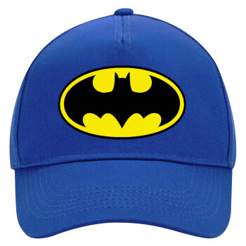 Batman, Ultimate Adult Hat BLUE, (100% COTTON DRILL, ADULT, UNISEX, ONE SIZE)