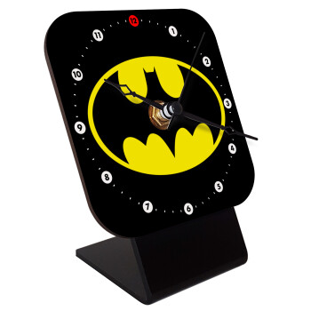 Batman, Quartz Wooden table clock with hands (10cm)