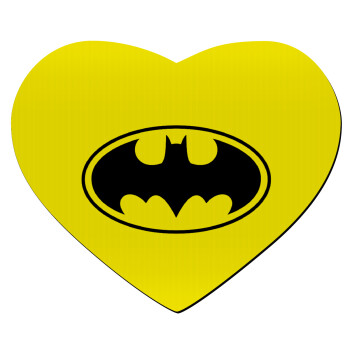 Batman, Mousepad heart 23x20cm