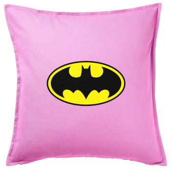 Batman, Sofa cushion Pink 50x50cm includes filling