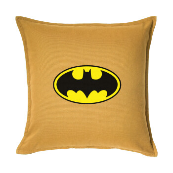 Batman, Sofa cushion YELLOW 50x50cm includes filling