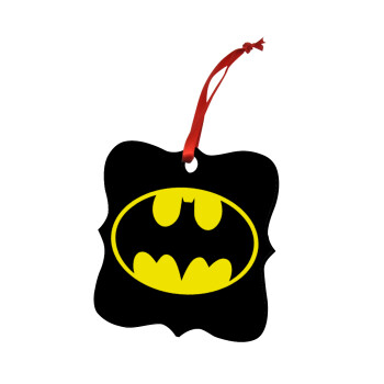 Batman, Christmas ornament polygon wooden 7.5cm