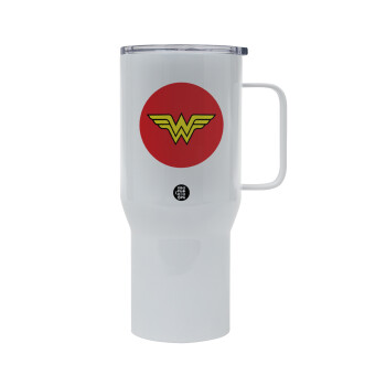 Wonder woman, Mega Stainless steel Tumbler with lid, double wall 750L