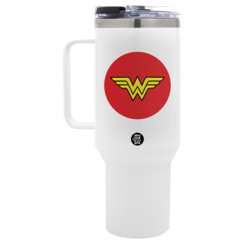 Wonder woman, Mega Stainless steel Tumbler with lid, double wall 1,2L