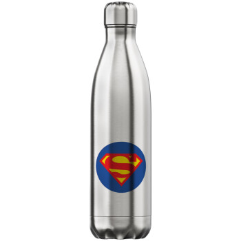 Superman, Inox (Stainless steel) hot metal mug, double wall, 750ml