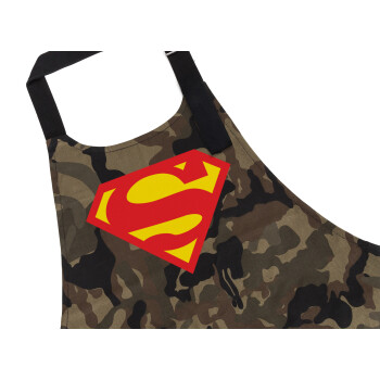 Superman, Ποδιά Σεφ με τσέπες, Βαμβακερή, Camouflage (ΕΝΗΛΙΚΩΝ, 100% COTTON)