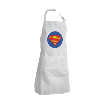 Superman, Adult Chef Apron (with sliders and 2 pockets)