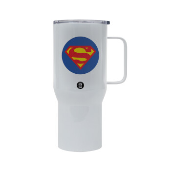 Superman, Mega Stainless steel Tumbler with lid, double wall 750L