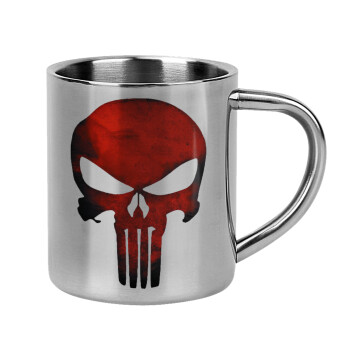 Red skull, Mug Stainless steel double wall 300ml