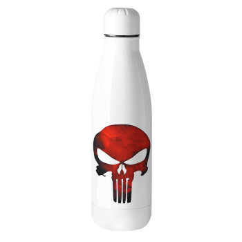 Red skull, Metal mug thermos (Stainless steel), 500ml