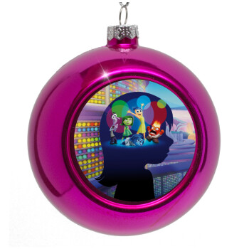 Τα Μυαλά που Κουβαλάς, Purple Christmas tree ornament bauble 8cm