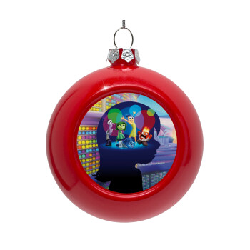 Τα Μυαλά που Κουβαλάς, Red Christmas tree ornament bauble 8cm