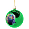 Green Christmas tree ornament ball 8cm