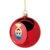 Christmas tree ball Red 8cm