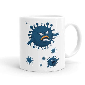 monster virus, Ceramic coffee mug, 330ml (1pcs)