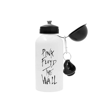 Pink Floyd, The Wall, Metal water bottle, White, aluminum 500ml