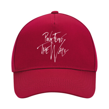 Pink Floyd, The Wall, Adult Ultimate Hat RED, (100% COTTON DRILL, ADULT, UNISEX, ONE SIZE)