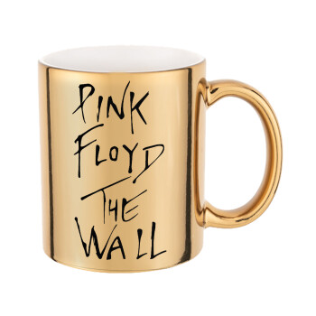 Pink Floyd, The Wall, Mug ceramic, gold mirror, 330ml