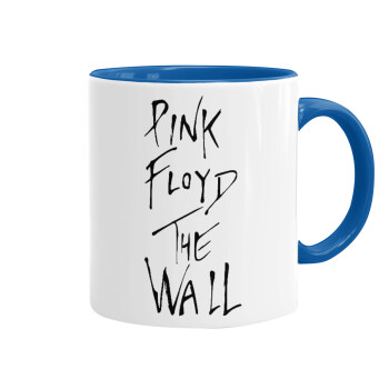 Pink Floyd, The Wall, Κούπα χρωματιστή μπλε, κεραμική, 330ml