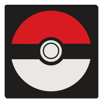Pokemon ball, Τετράγωνο μαγνητάκι ξύλινο 6x6cm