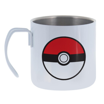 Pokemon ball, Mug Stainless steel double wall 400ml