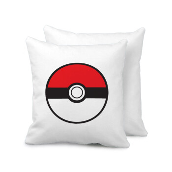 Pokemon ball, Sofa cushion 40x40cm includes filling