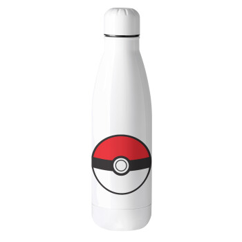 Pokemon ball, Μεταλλικό παγούρι θερμός (Stainless steel), 500ml