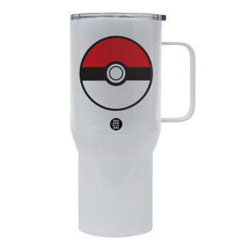 Pokemon ball, Mega Stainless steel Tumbler with lid, double wall 750L