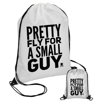 Pretty fly for a small guy, Pouch bag with black cords (1 piece)