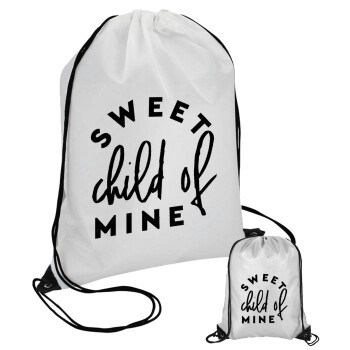 Sweet child of mine!, Pouch bag with black cords (1 piece)