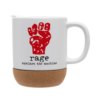 Rage against the machine, Ceramic coffee mug Cork (MAT), 330ml (1pcs)