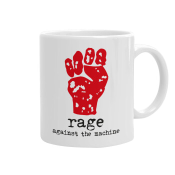 Rage against the machine, Ceramic coffee mug, 330ml (1pcs)