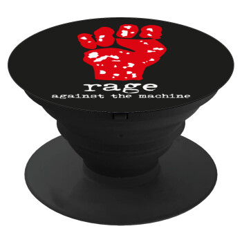 Rage against the machine, Phone Holders Stand  Black Hand-held Mobile Phone Holder