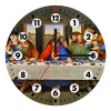 Wooden wall clock (20cm)