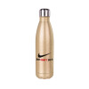 Glitter gold stainless steel thermos bottle, double-walled, 500ml