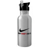 Metallic Silver with straw (600ml)