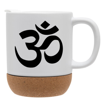 Om, Ceramic coffee mug Cork (MAT), 330ml (1pcs)