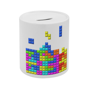Tetris blocks, Κουμπαράς πορσελάνης με τάπα
