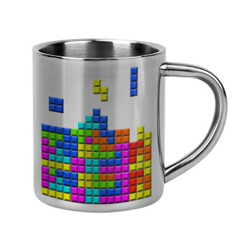 Tetris blocks, Mug Stainless steel double wall 300ml